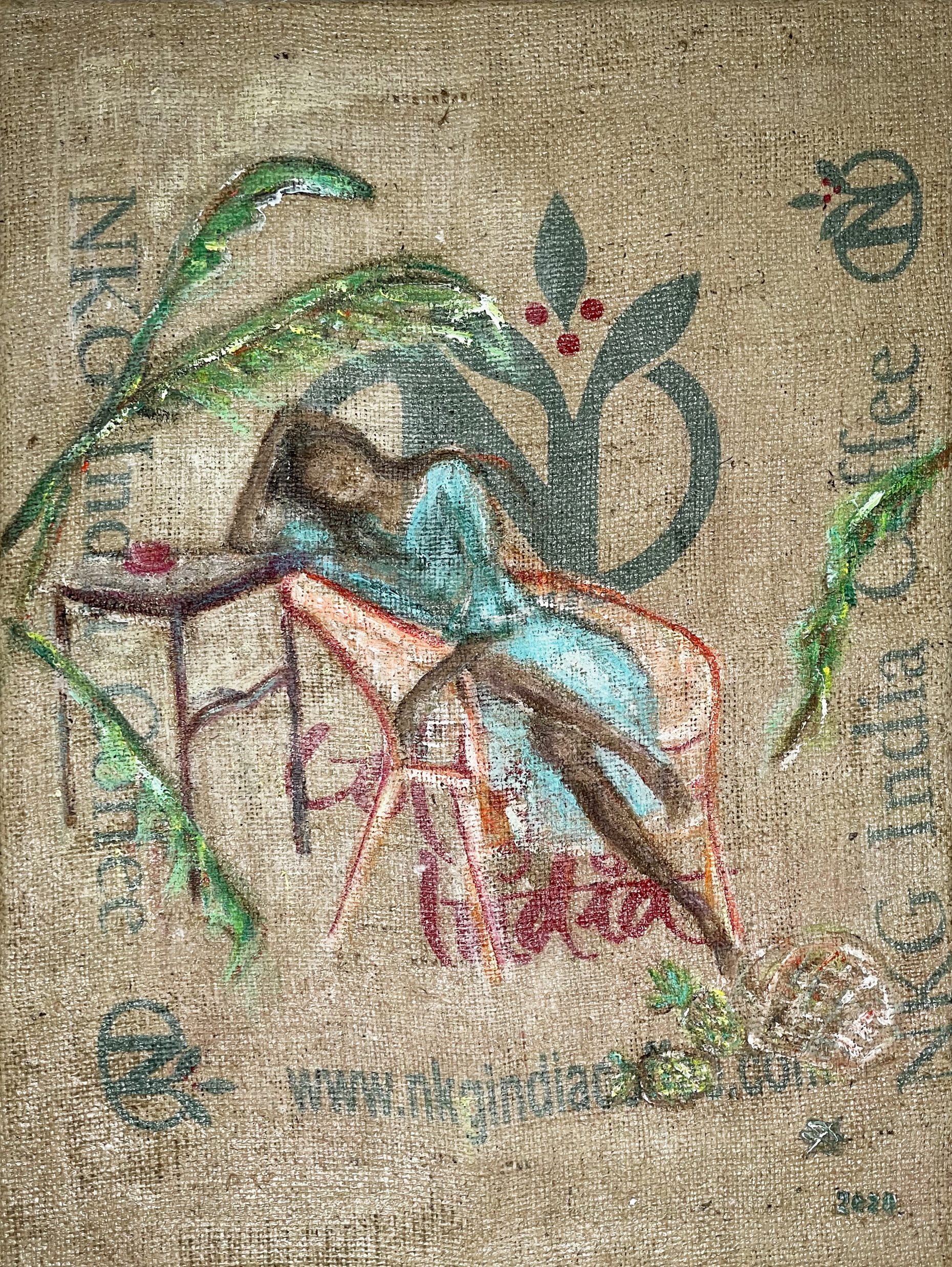 Nachdenklich - Frau im Stuhl nachdenklich - Kaffeebilder