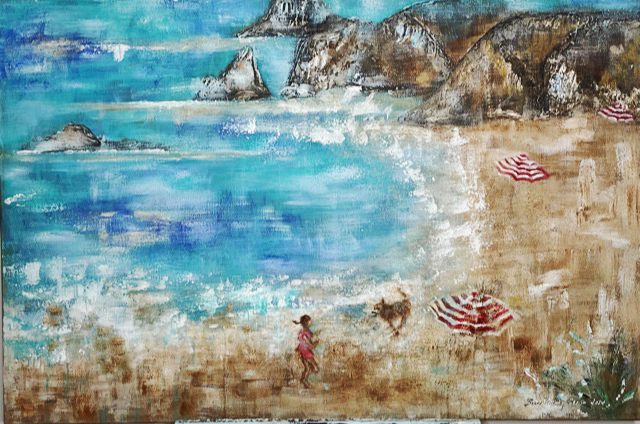 Küstenlandschaft - farbenfroh - Cote D'Azur