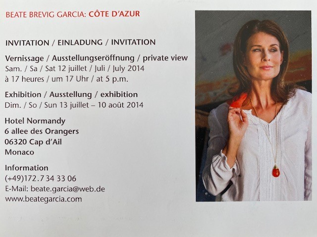 Cote d'Azur Ausstellung 2014