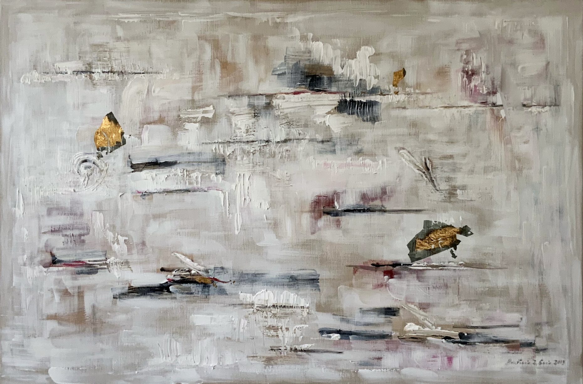 Die ewige Ruhe - Abstraktes Bild - Pinsel und Poesie